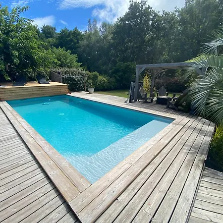 Piscine Chauffee,5ch ,climatisation, Bar Exterieur * Lacanau