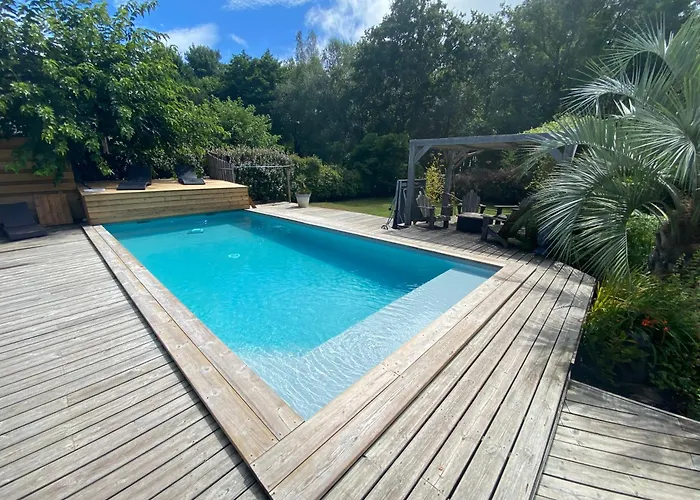 Piscine Chauffee,5ch ,climatisation, Bar Exterieur * Lacanau